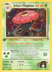 Erika's Vileplume - 5/132 - Holo Rare - 1st Edition